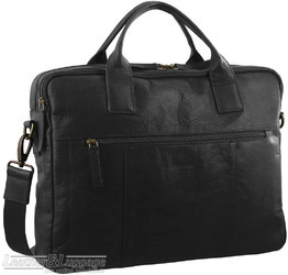 Pierre Cardin Leather briefcase PC2807 BLACK