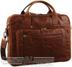 Pierre Cardin Leather briefcase PC2797 CHESTNUT