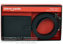 Pierre Cardin  Leather wallet & Belt set PC3326 BLACK