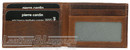 Pierre Cardin Leather wallet micro PC1160 COGNAC