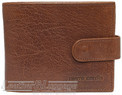 Pierre Cardin Leather wallet with coin pouch PC2815 CHESTNUT - 1