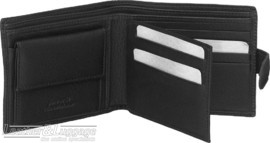 Pierre Cardin Leather wallet with coin pouch PC8780 BLACK