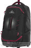 High Sierra Composite V4 wheeled duffle with backpack straps 56cm 136023 Black / Red