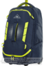 High Sierra Composite V4 wheeled duffle with backpack straps 56cm 136023 Navy / Yellow