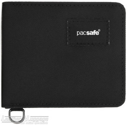 Pacsafe RFIDsafe RFID blocking Bifold wallet 11000100 Black