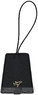 Faux Leather Luggage tag 17VLB Black