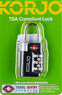 Korjo TSA Combination lock TSA71 BLACK - 1