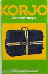 Korjo Luggage straps crossed LSX97 Assorted colours