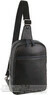Pierre Cardin leather sling backpack PC3825 BLACK / Navy